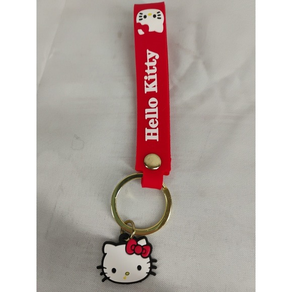 Hello Kitty Keychain 2pc Lot & Mini Figure - Picture 2 of 10